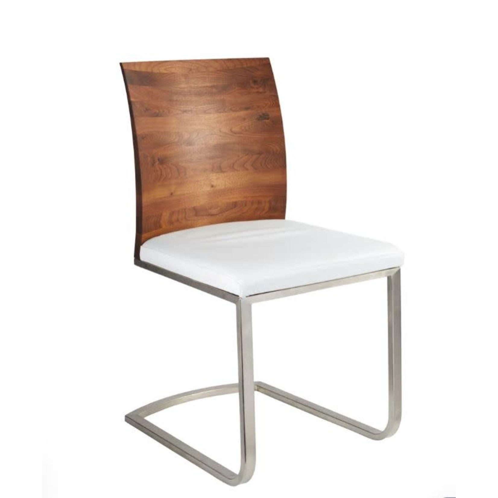 etuHOME Walnut Parson Linen Chair
