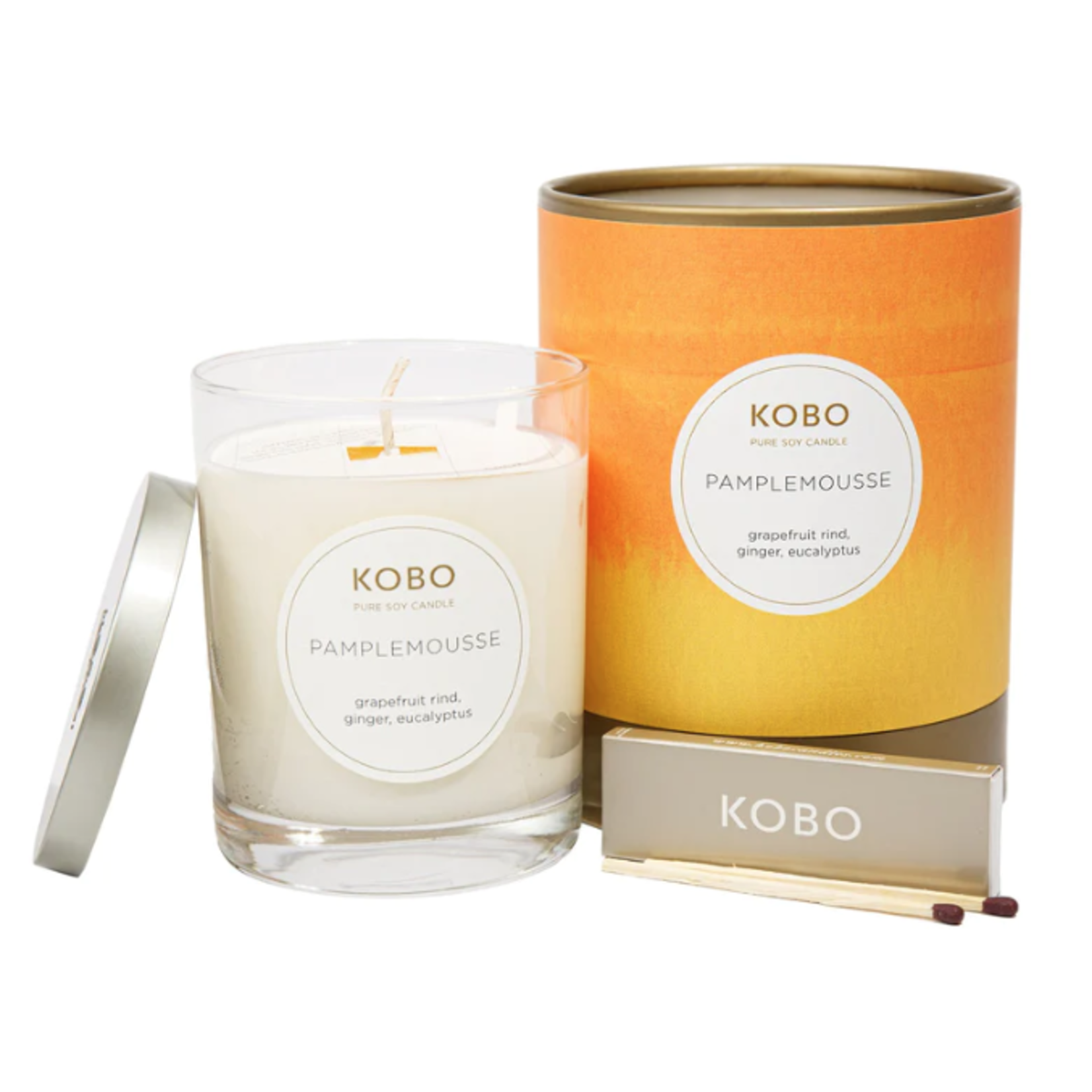 Kobo Pamplemousse Watercolor Candle