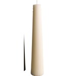 Greentree Home Fluted Pillar Candle Celadon