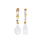 Baby Cie Textured Fork & Spoon Sweet As Honey Douce Comme Du Miel