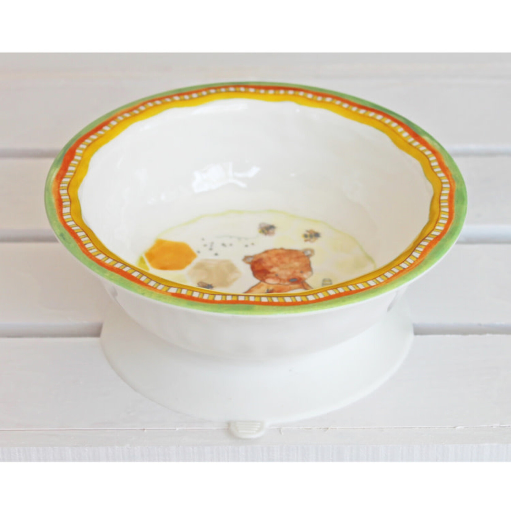 Baby Cie Textured Suction Bowl Sweet As Honey Douce Comme Du Miel