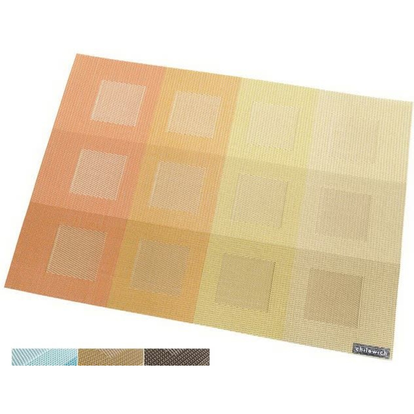 Chilewich Orange Engineered Squares Placemat