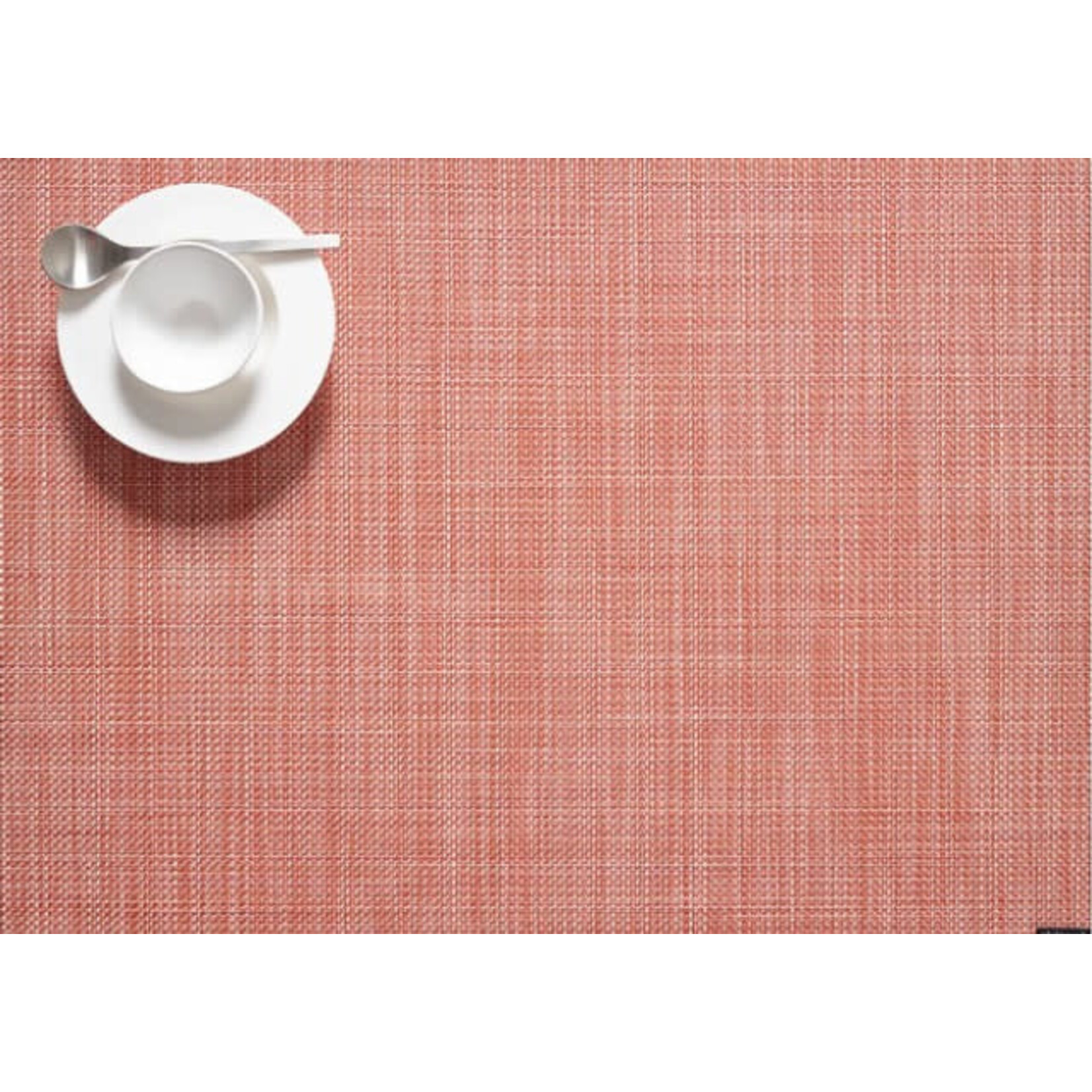 Chilewich Coral Basktweave Indoor/Outdoor Placemat 14"x19"