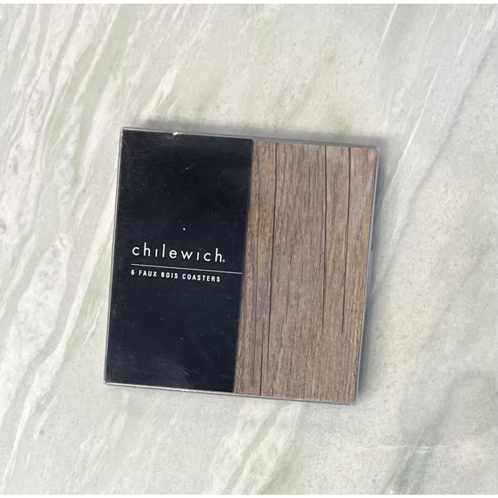 Chilewich Driftwood Coasters Set/6