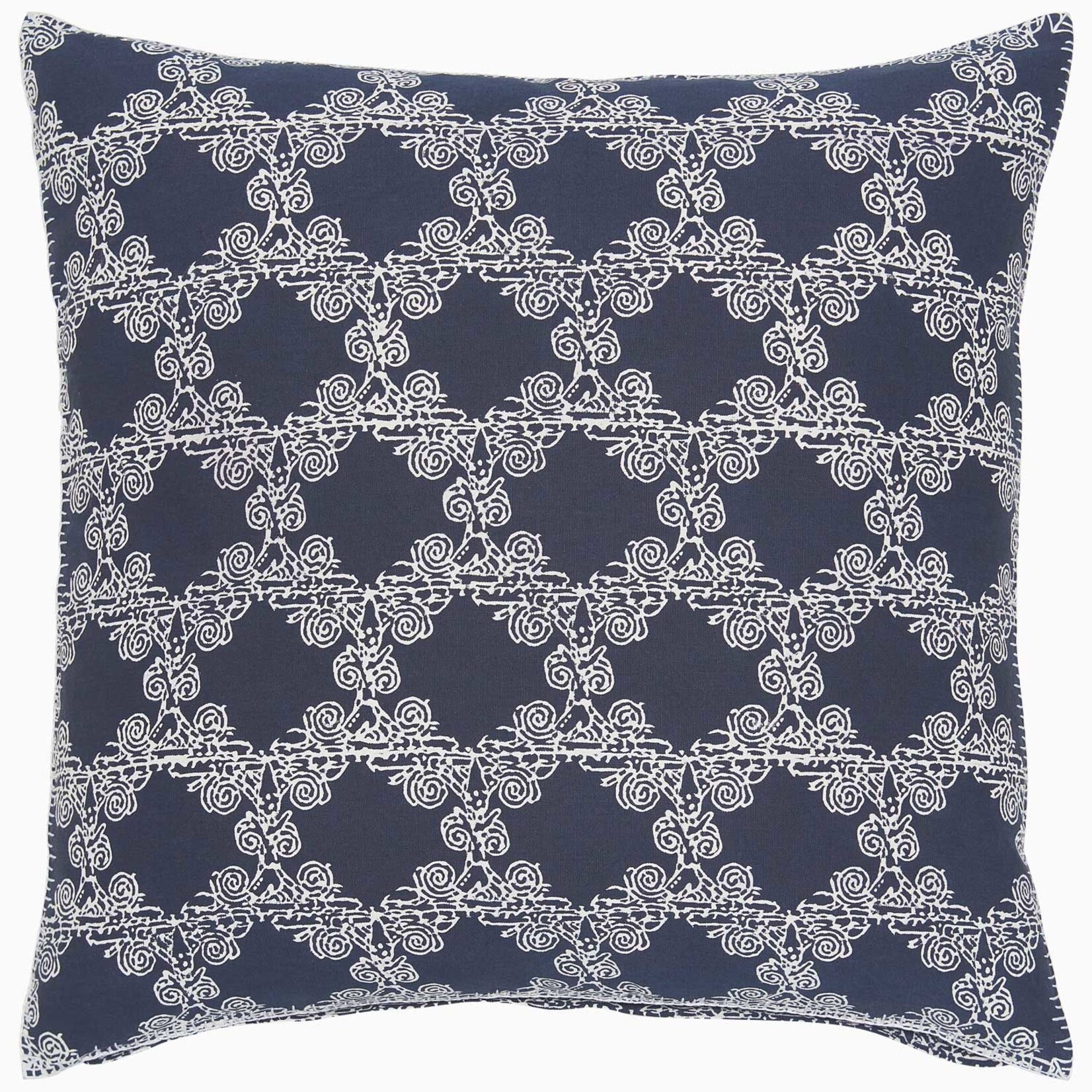 John Robshaw Textiles Upaya Decorative Pillow 22x22 with Feather Insert