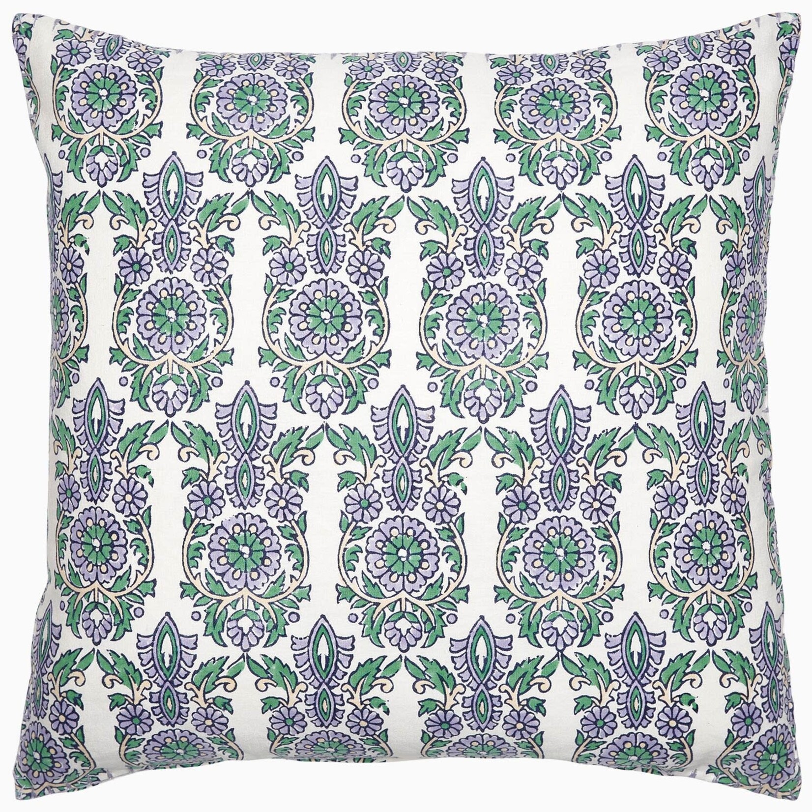 John Robshaw Textiles Reena Decorative Pillow 22x22 with Feather Insert
