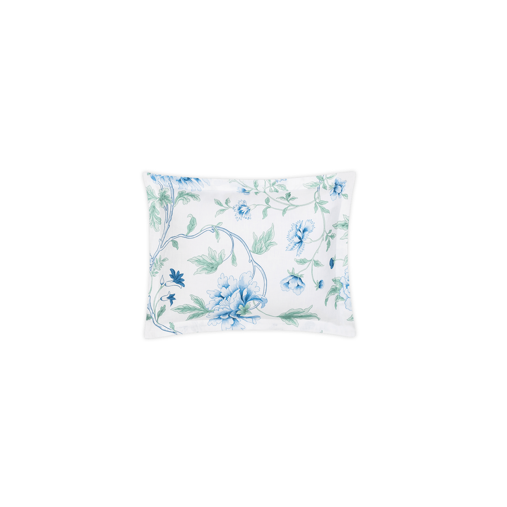 Matouk Simone Quilted Boudoir Sham Sea Flange