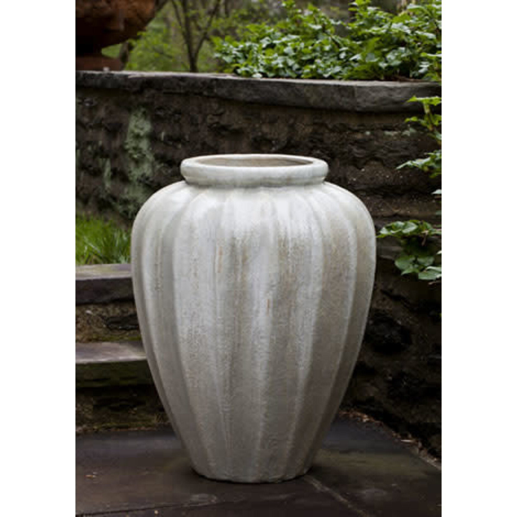 Campania Edo Jar Planter Antique Pearl