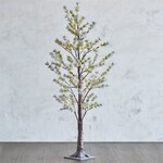 RAZ Imports Lighted Snowy Pine Tree  4'