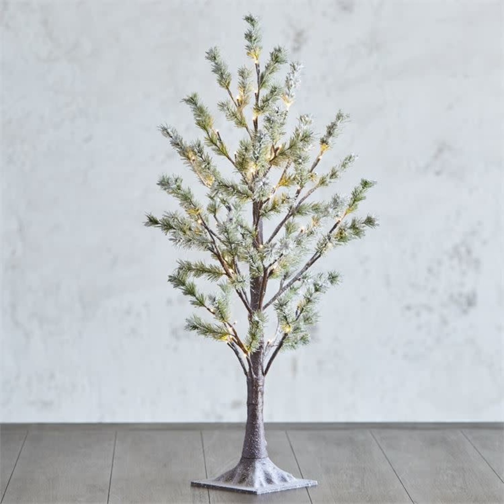 RAZ Imports Lighted Snowy Pine Tree 3'