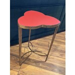 CTH Sherrill Cloverleaf Spot Table Red