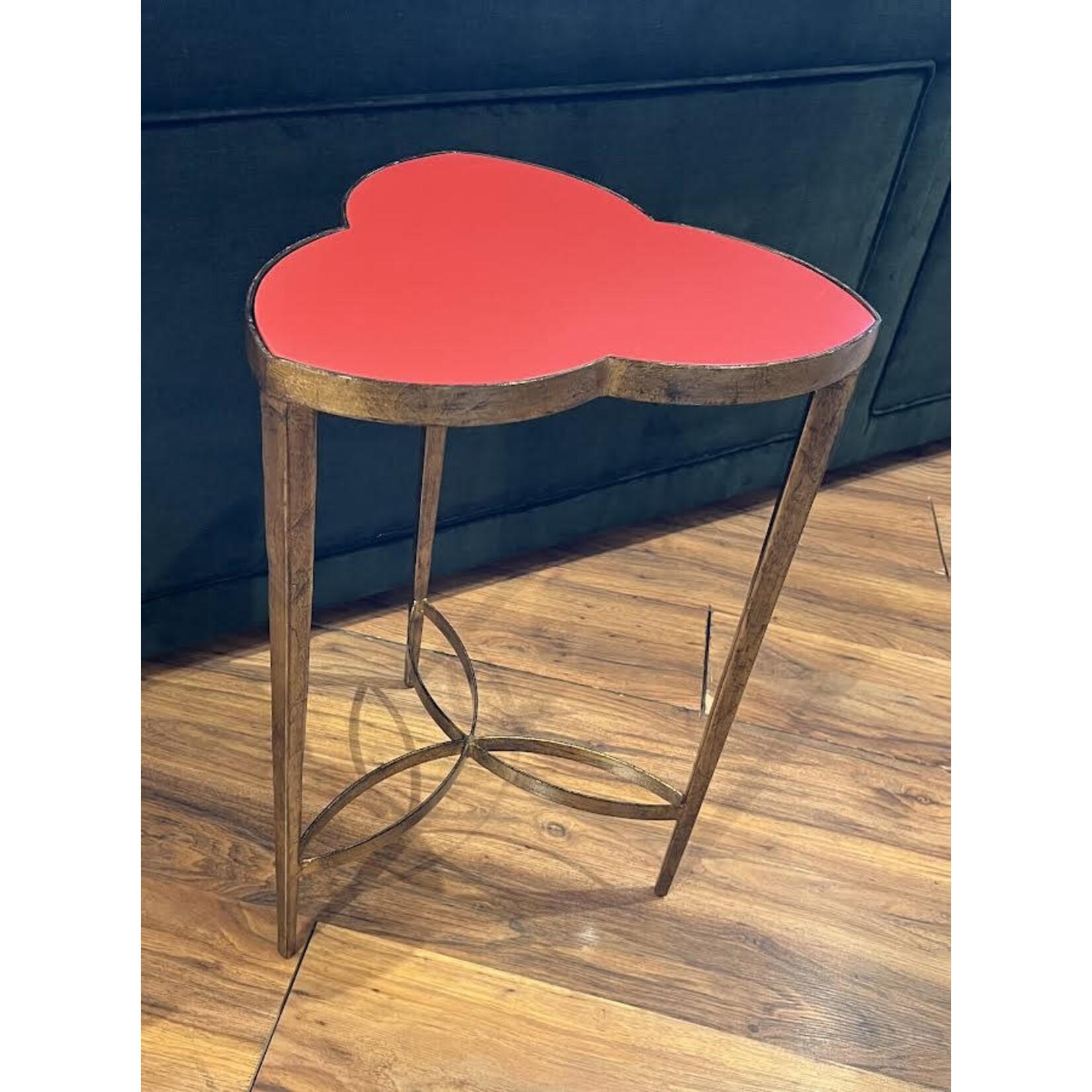 CTH Sherrill Cloverleaf Spot Table Red