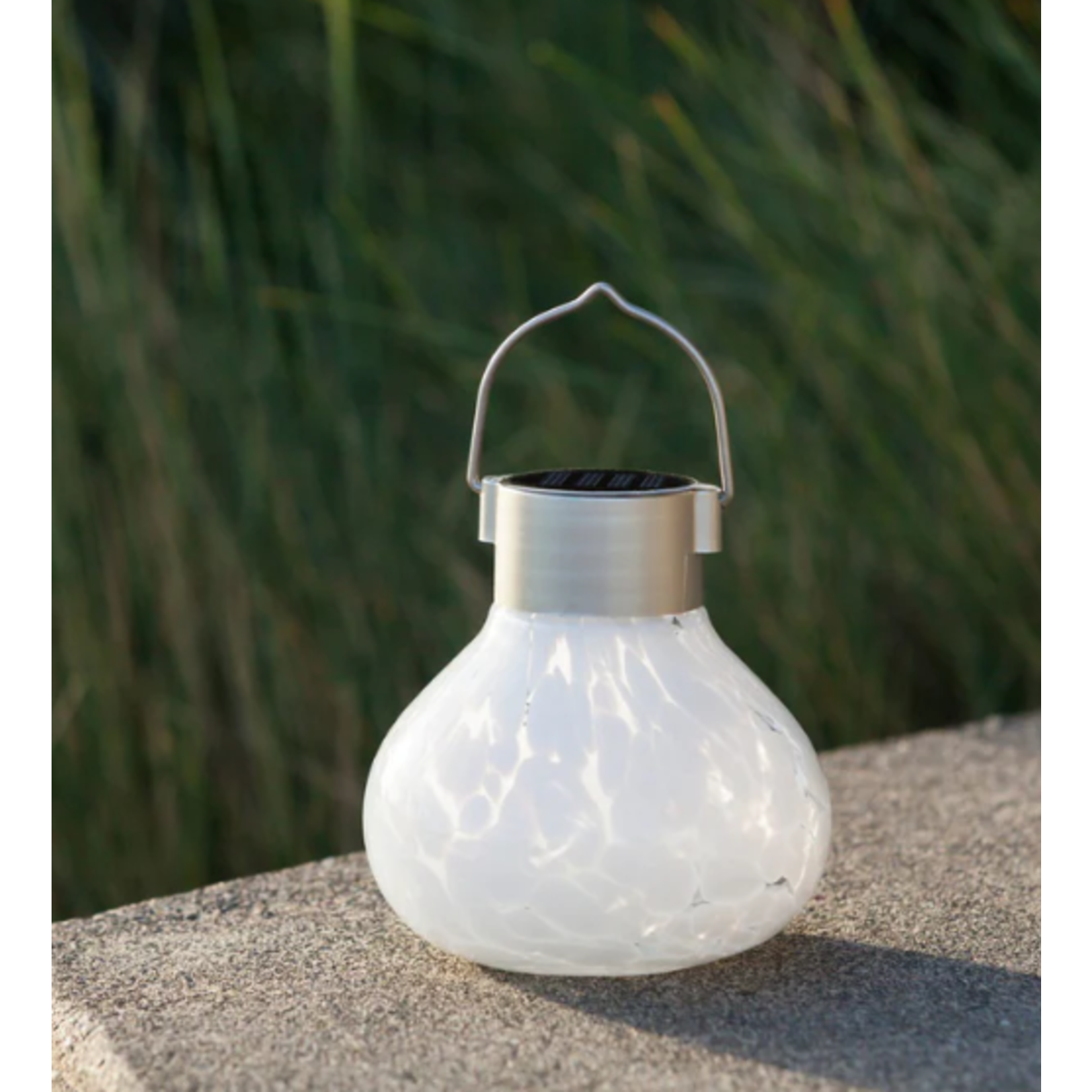 Allsop Home Garden Solar Tea Lantern 5” White