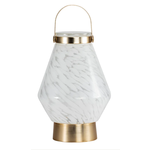 Allsop Home Garden Lightkeeper Rechargeable LED  Glass Lantern