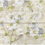Karen Lee Ballard Tan Grey Floral Napkin