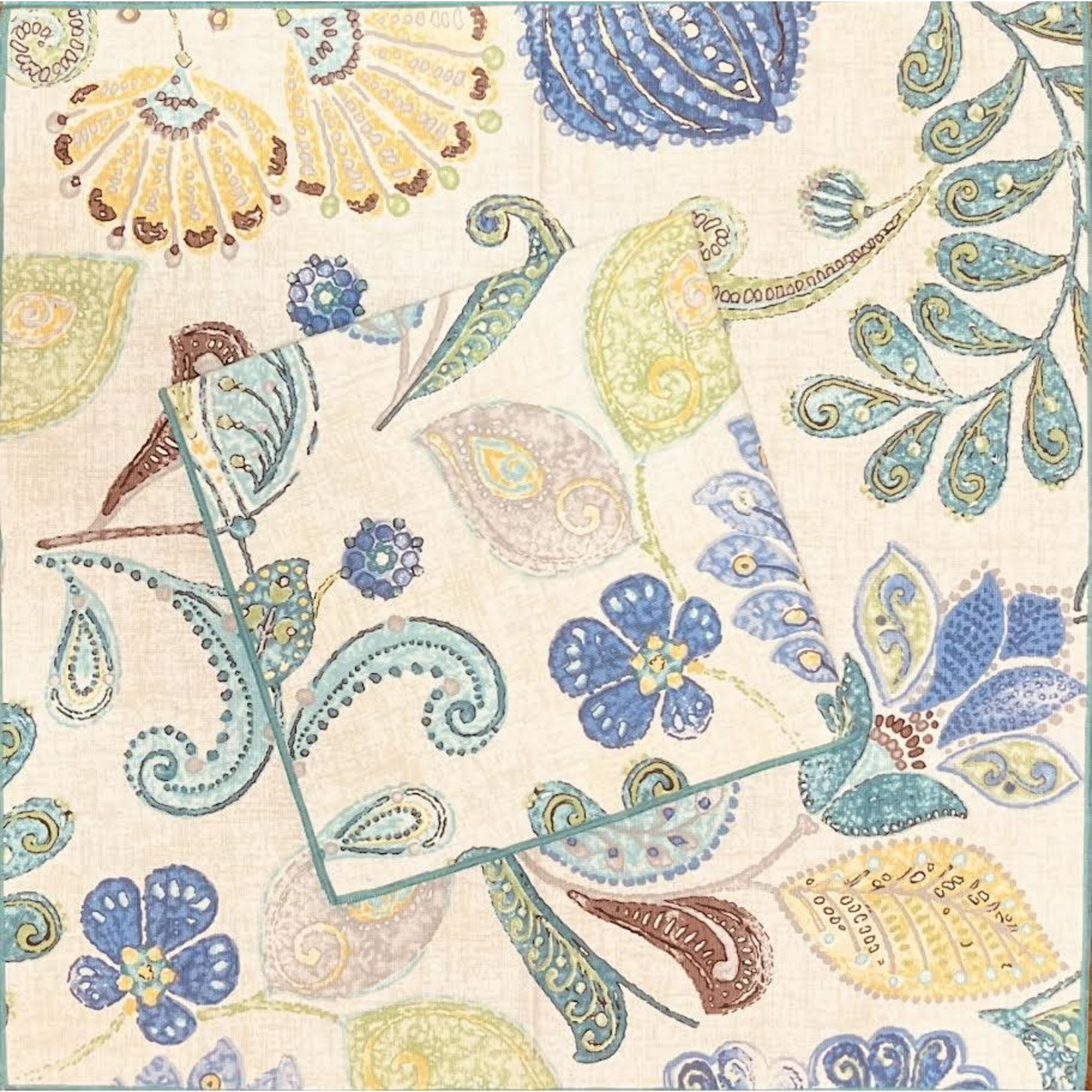 Karen Lee Ballard Aruba Floral Linen Napkin