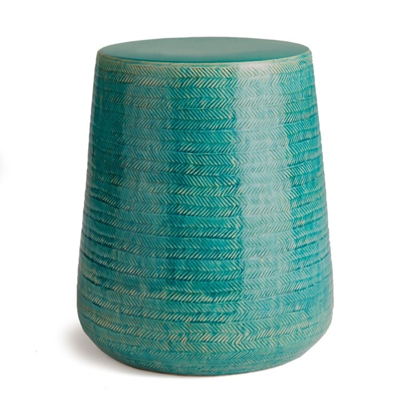 Napa Home and Garden Jaz Handmade Jade Blue Ceramic Stool