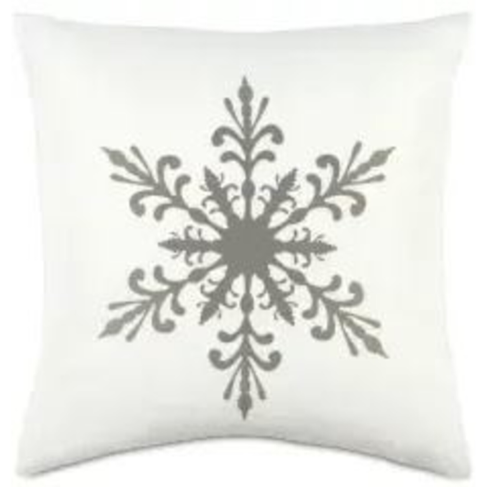 Eastern Accents Narnia Snow Flake Pillow 22x22