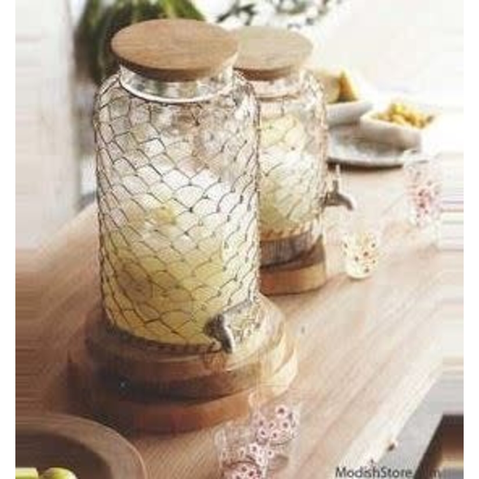 Roost Rattan Beverage Dispenser