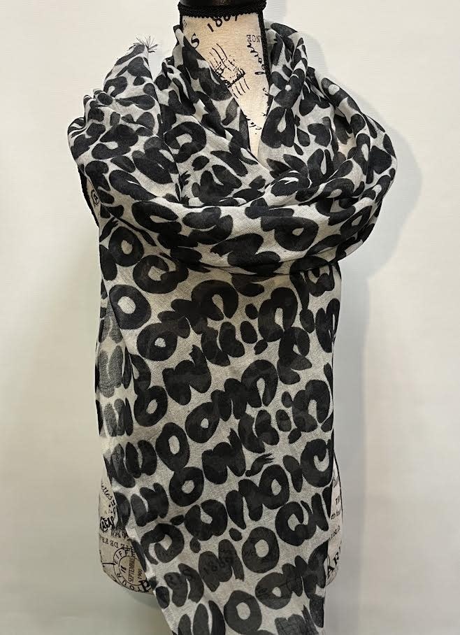 【関税&送料込】Weekend Charcoal Wool Ken Scarf Weekend Max Mara Wool ken scarf fringed edges | The Fashion