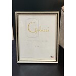 F.G. Galassi Silver With Black Trim Frame 8x10