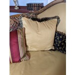 Michael Amini Gold Pillow with Trim