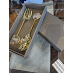 Tozai Agate & Brass Serving Utensils Set