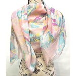 2CHIC Spring Pastel Floral Scarf