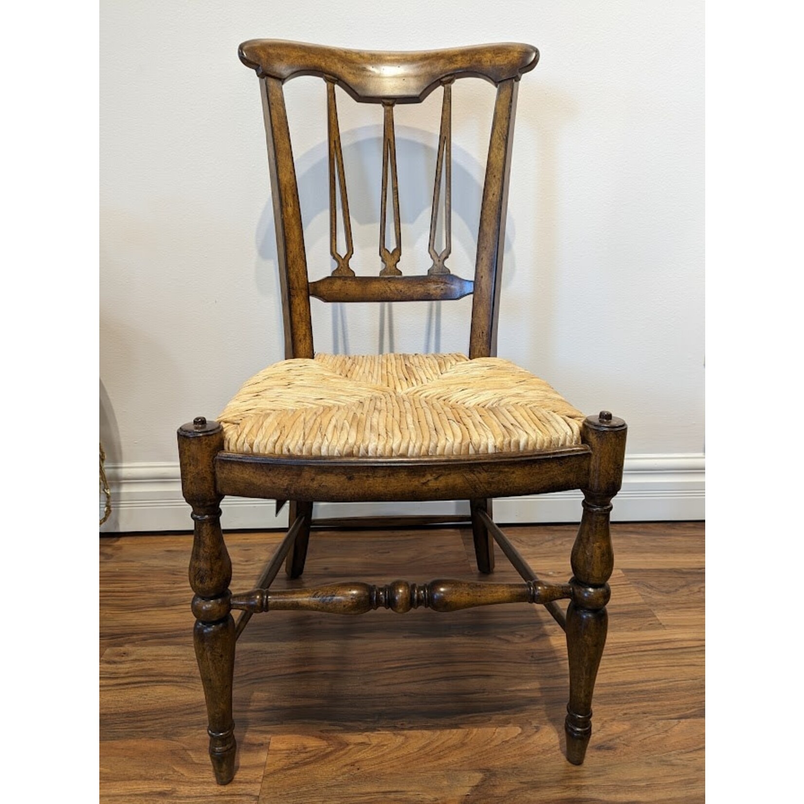 Maitland Smith Wellington Cottage Abaca Rope Rush Seat Chair