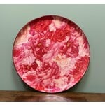 Two's Company Rose Print Tray Large