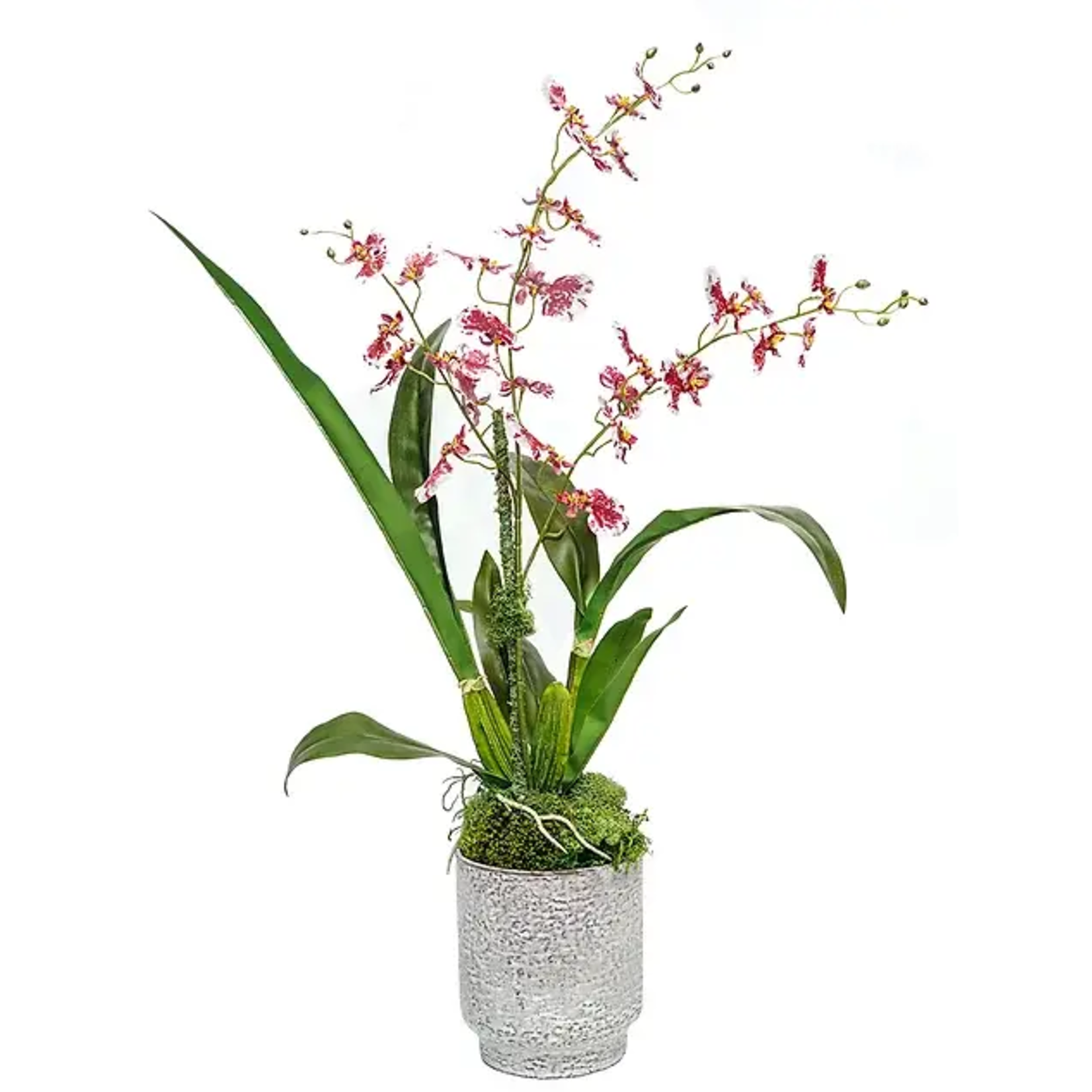 The Ivy Guild Red Faux Oncidium Tyler Floral Arrangement