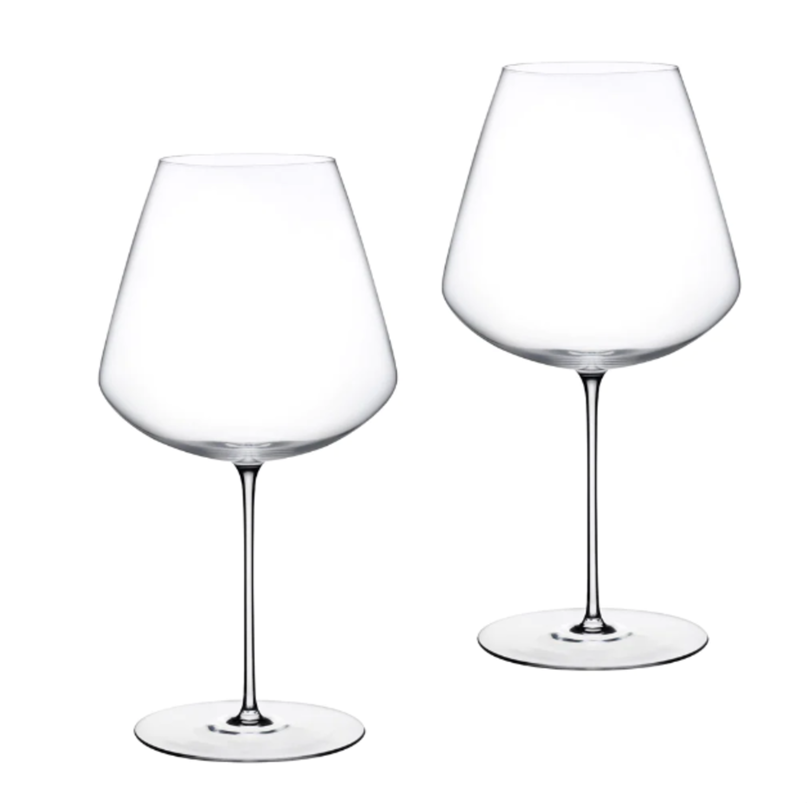 Nude Glass, USA Stem Zero Elegant Red Wine Glasses Large