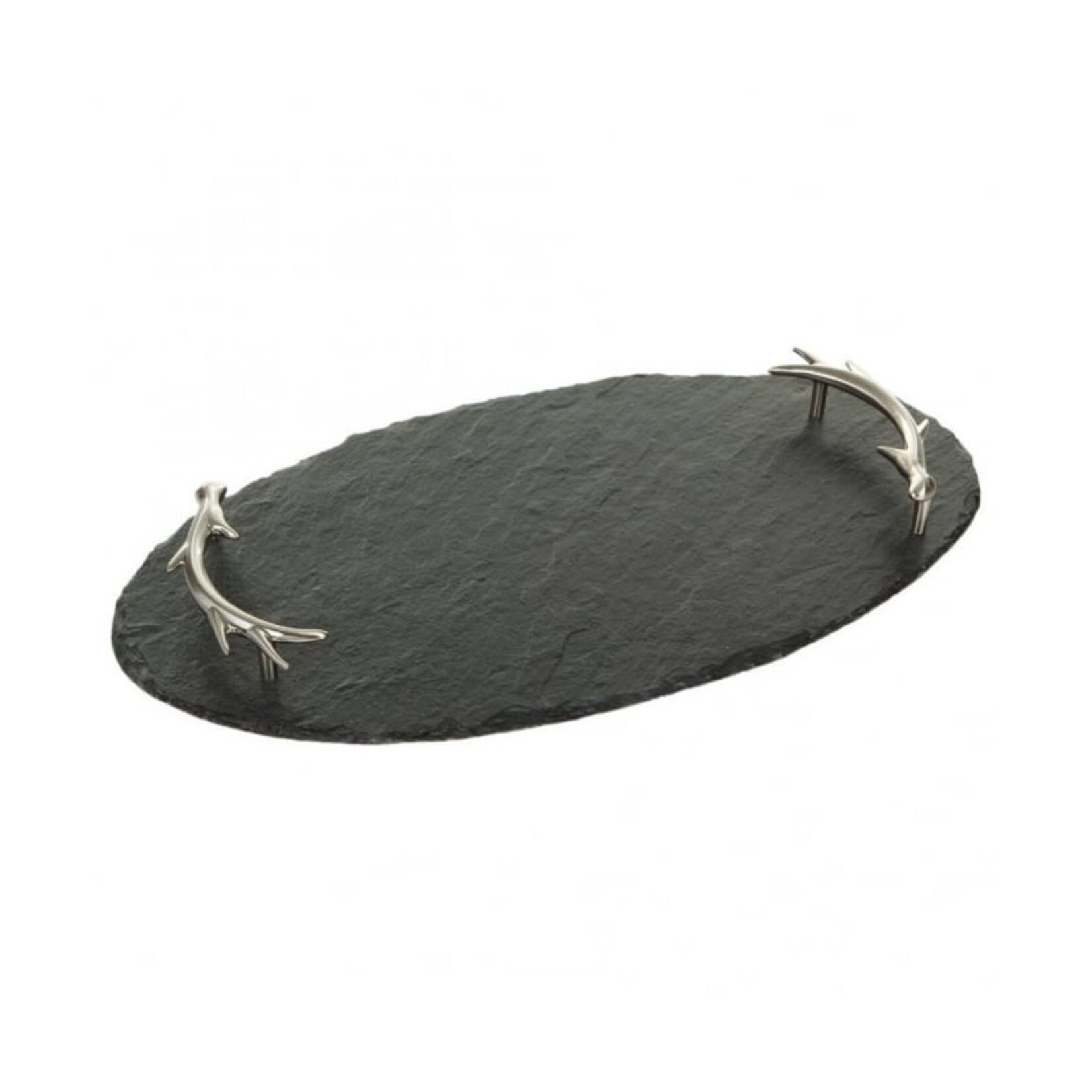 Just Slate Company Oval Antler Serving Tray