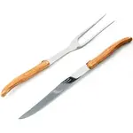Kiss That Frog Olivewood Carving Set