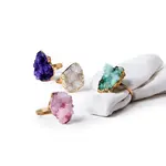 Tozai Geode Napkin Rings Set of 4