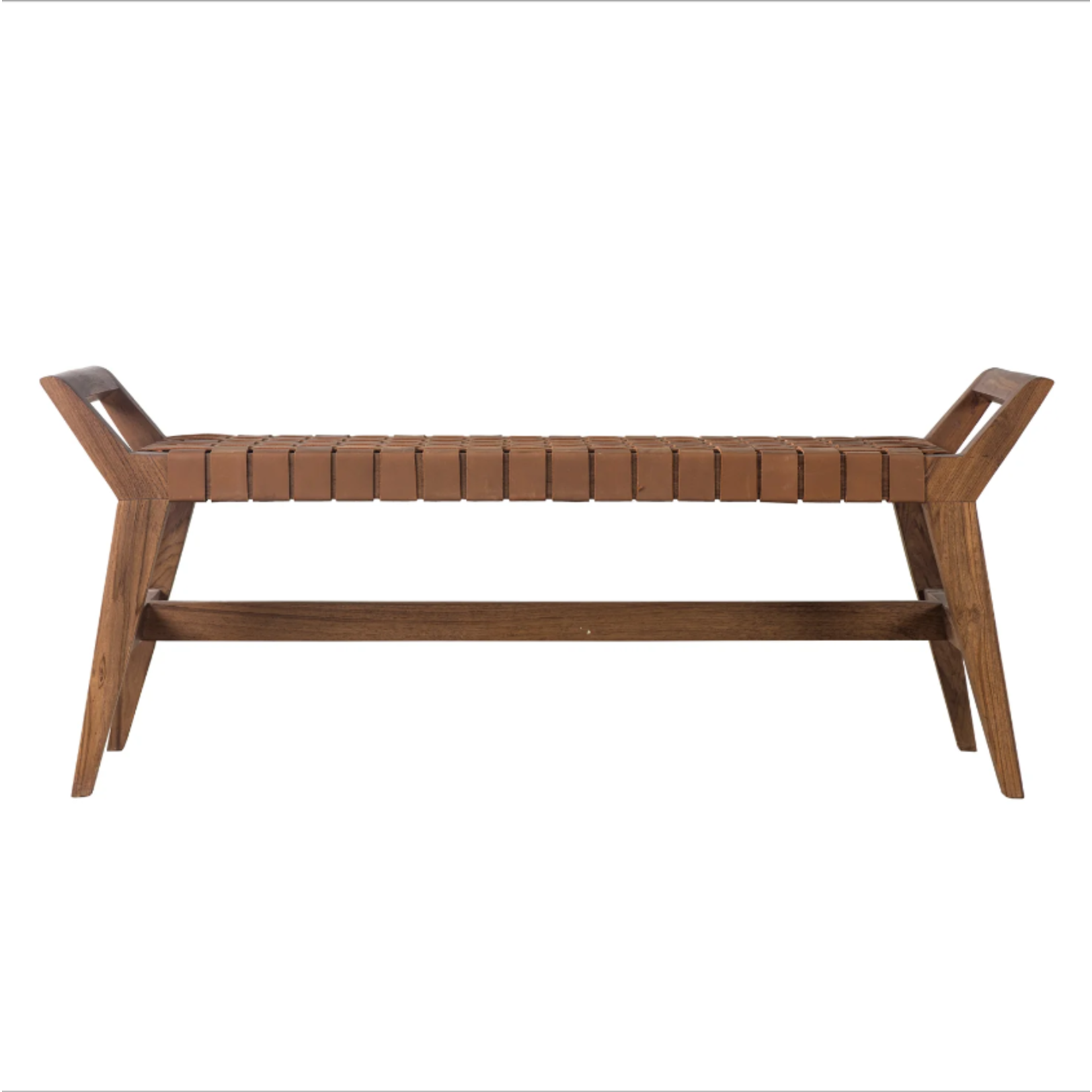 Union Home LLC Cove Bench Brown Leather