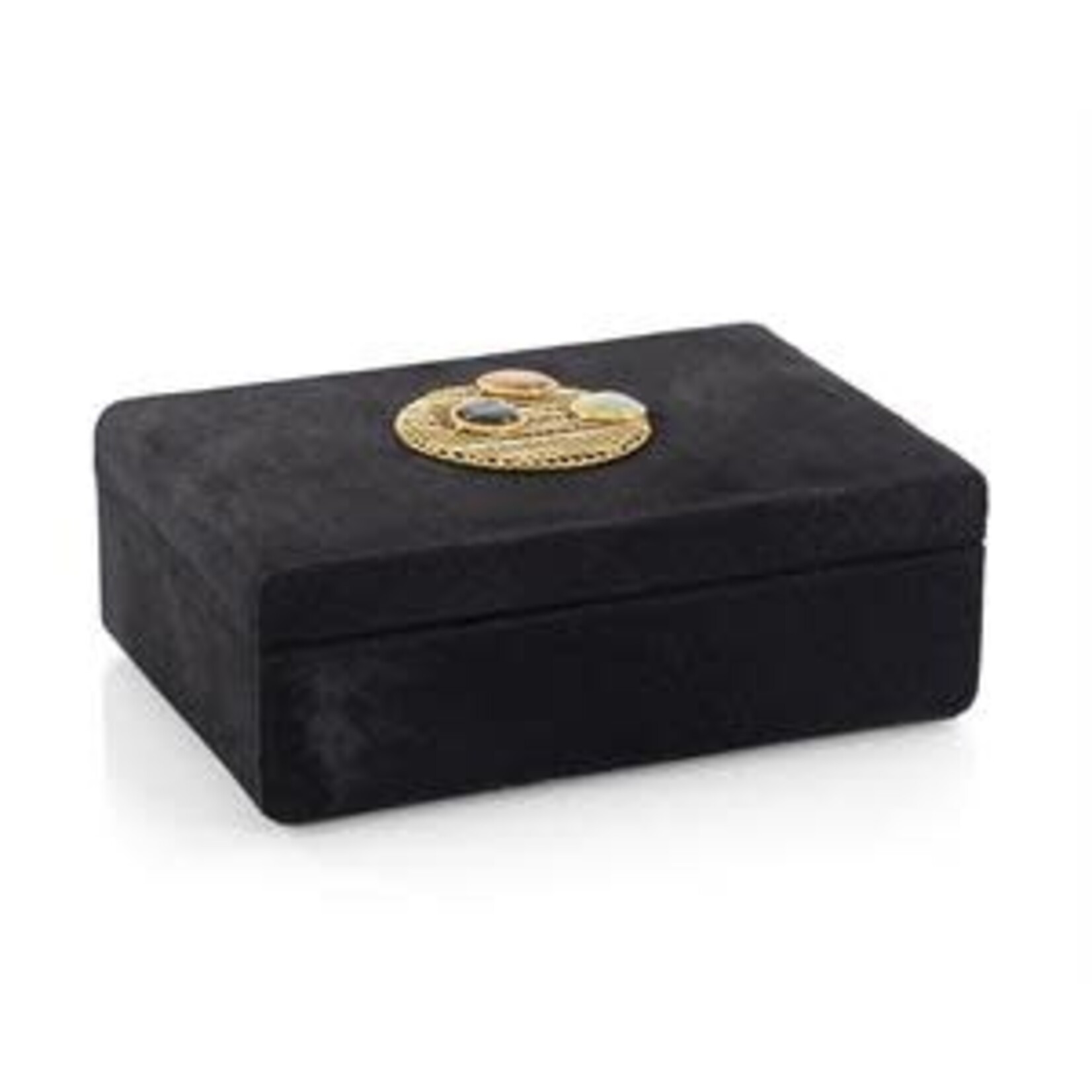 The John Richard Collection, LLC Bejeweled Black Hair Hide Box