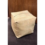 Bitters Co Cork Fabric Hassock Pouf Ottoman