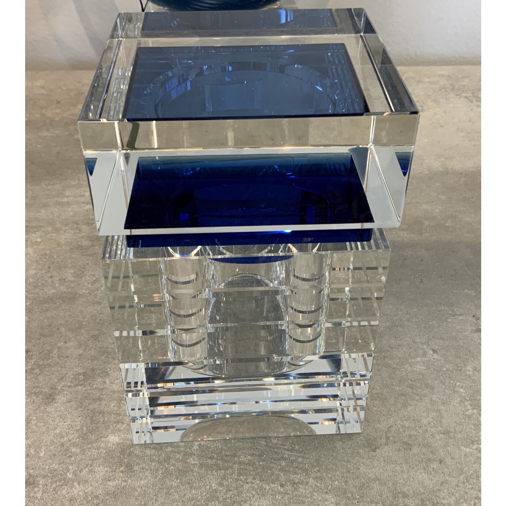 The John Richard Collection, LLC Cobalt Blue Crystal Box I