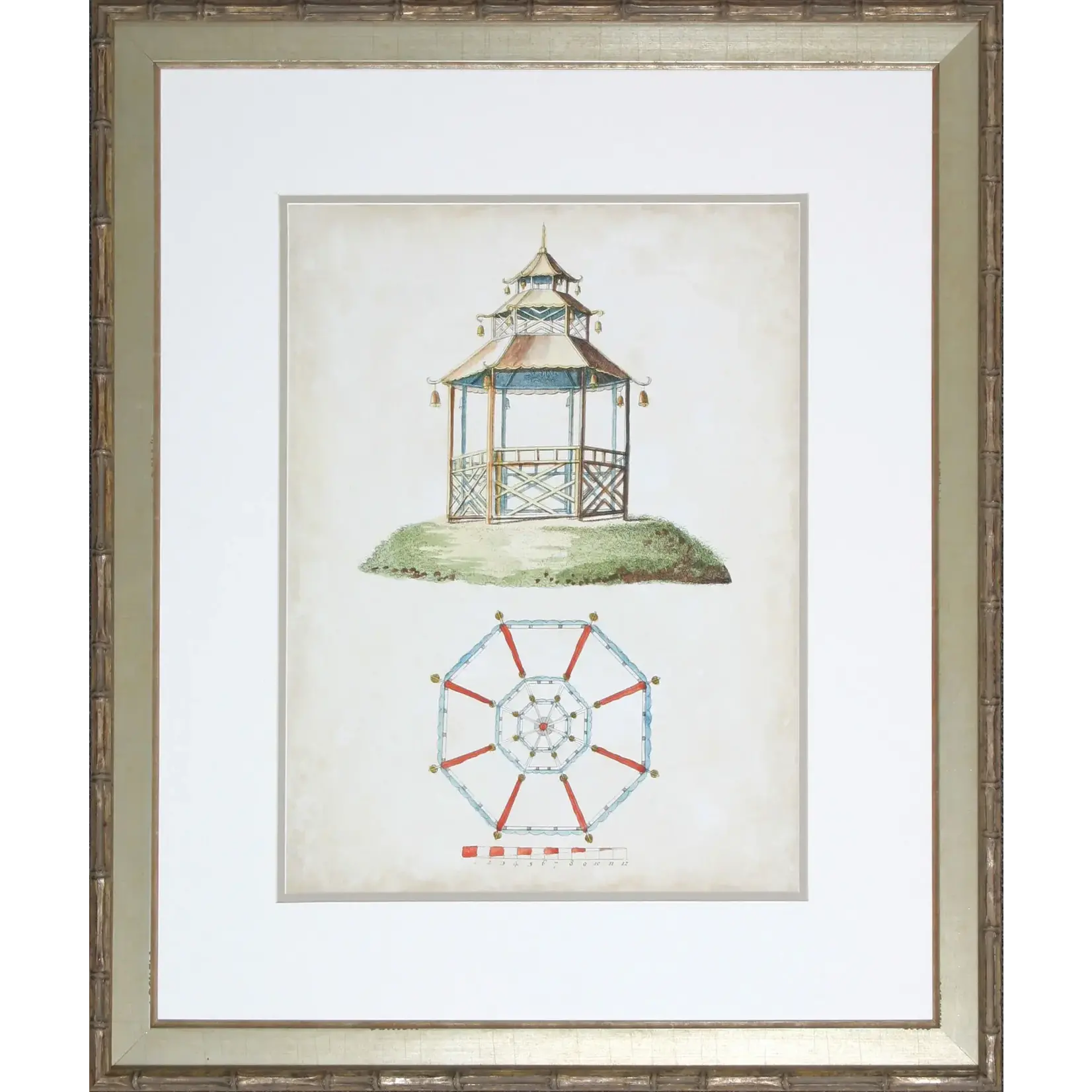 Shadow Catchers Garden Follies II Framed Artwork