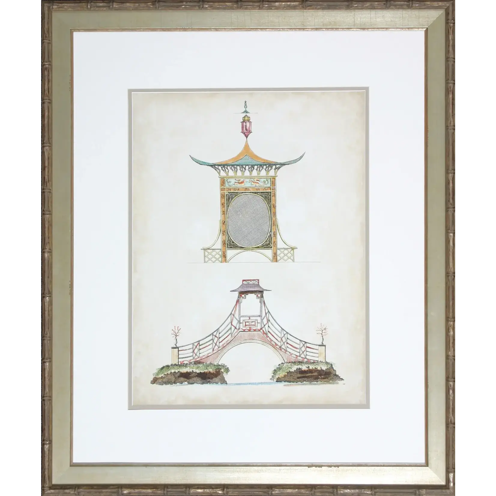 Shadow Catchers Garden Follies  III Framed Artwork