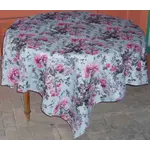 La Maisonnette Tablecloth  Yesmine Blue Linen 55x55