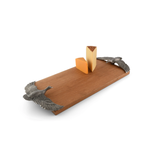 Vagabond House Flying Duck Pewter & Oak Cheese Board