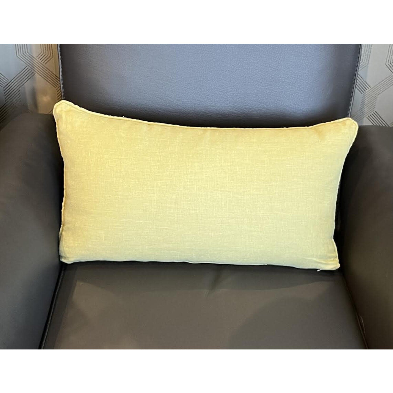 Four Seasons Furniture Palazzo Celedon Green Kidney Throw Pillow 22"×12"