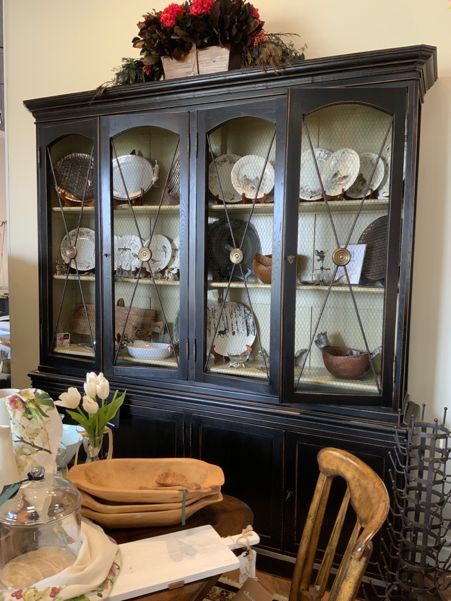 Occasional Black Bibliotheque Cabinet