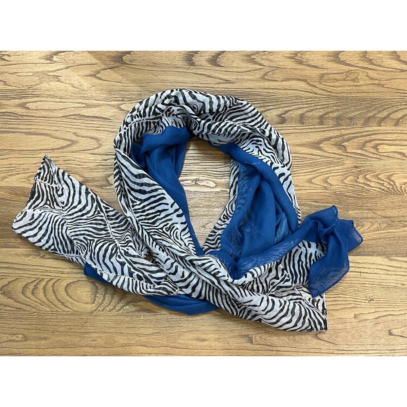 2CHIC Color Zebra Print Scarf