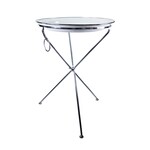 Golden Rabbit Tray Stand Table with Large Tray