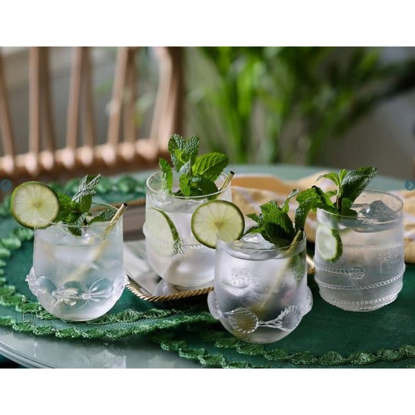 Juliska Bohemian Heritage Tumbler Glass Each