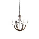 Capital Lighting Tybee Nordic Grey Chandelier