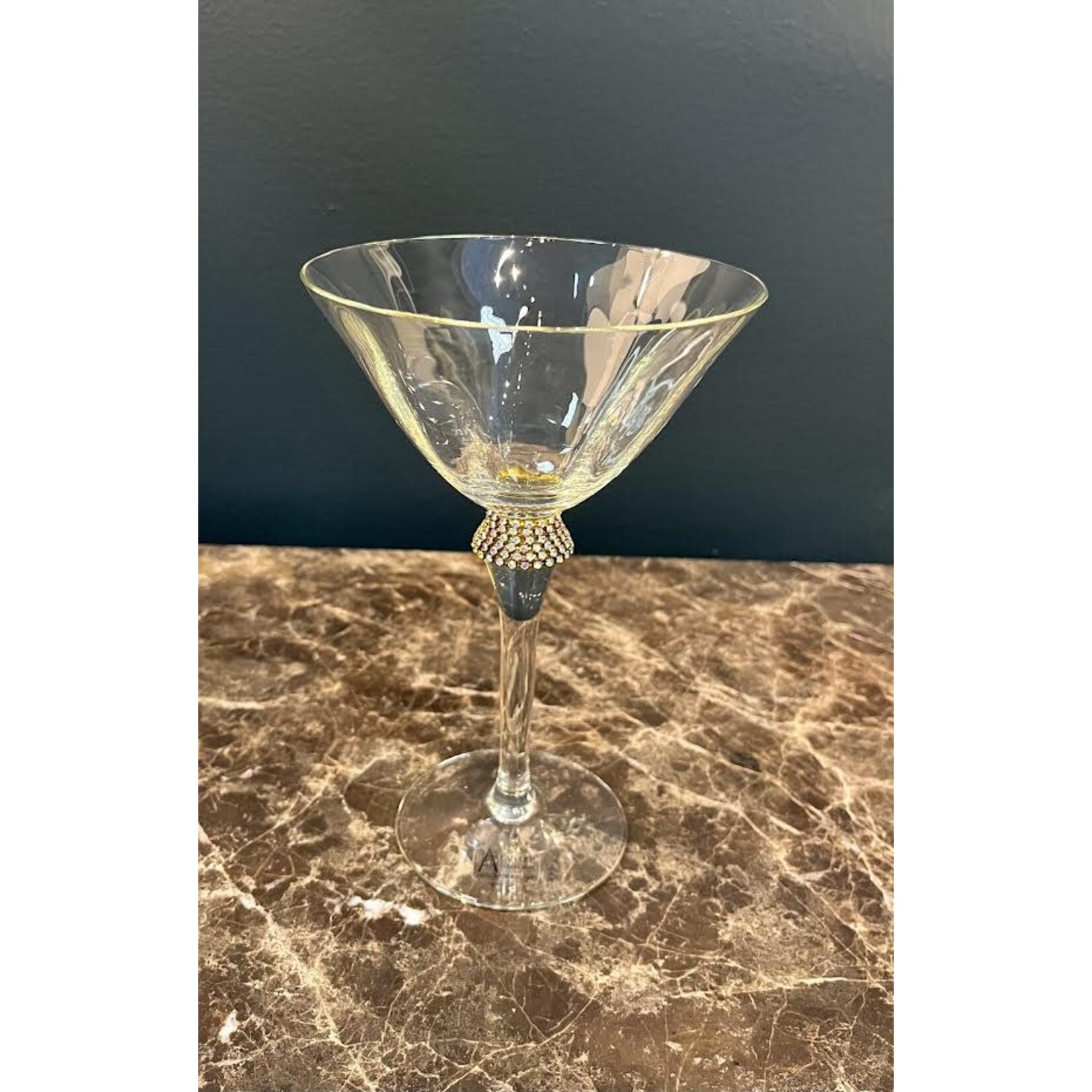 Alan Lee Collection Princess Optic Martini Glass